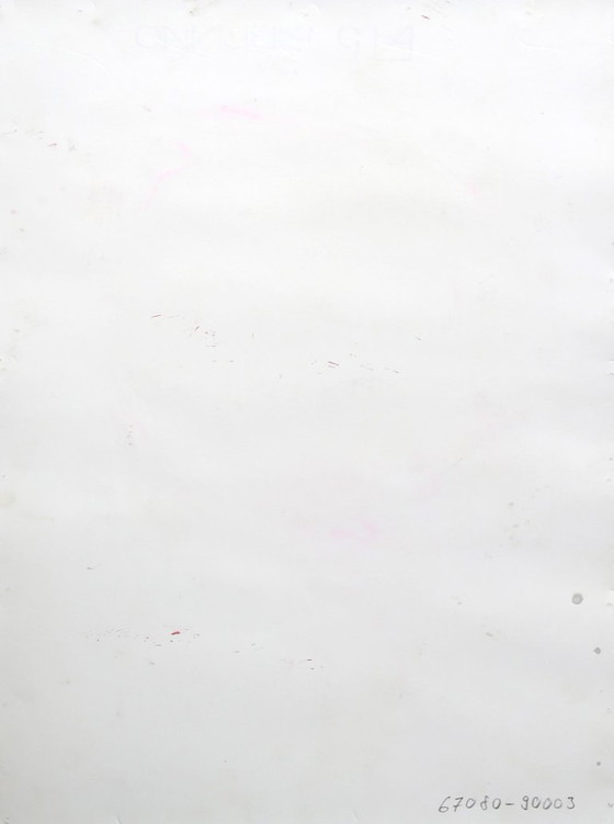 Image 1 of Spazi piatti, Roter Kreis - Bernd Berner, Gouache Kunst aus 1990