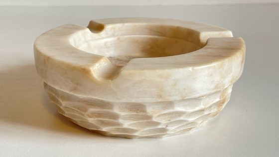 Image 1 of French Brutalist Vintage Marble Ashtray