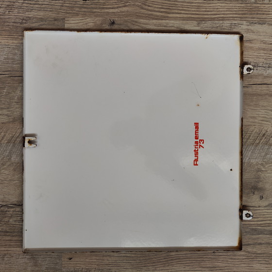 Image 1 of Letrero esmaltado de Fanta, publicidad esmaltada