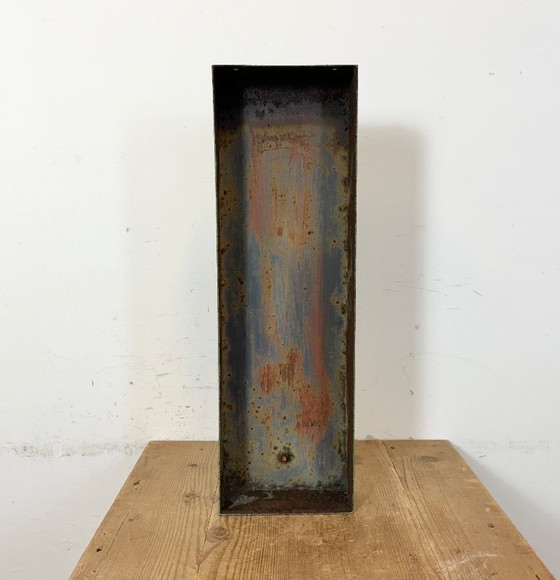 Image 1 of Grande lettera I in ferro verde vintage per facciata, anni '70