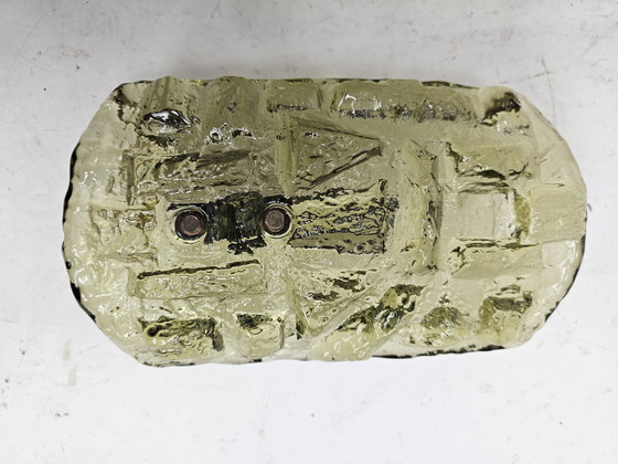 Image 1 of Set di lampade da parete in vetro verde Holmegaard