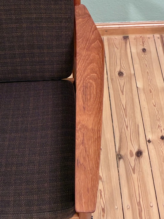 Divano Lounge Vintage Arne Vodder 2 posti / Teak / Glostrup Anni '60 Danese – Divani 2 posti, Wood (photo 6 of 8)