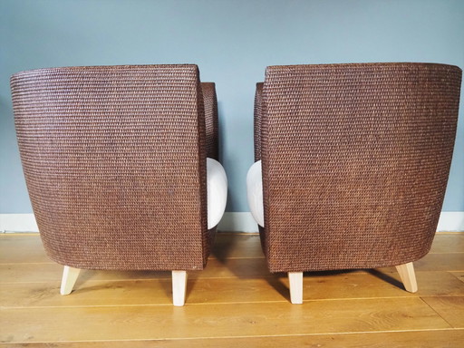 2 fauteuils club Pierantonio Bonacina
