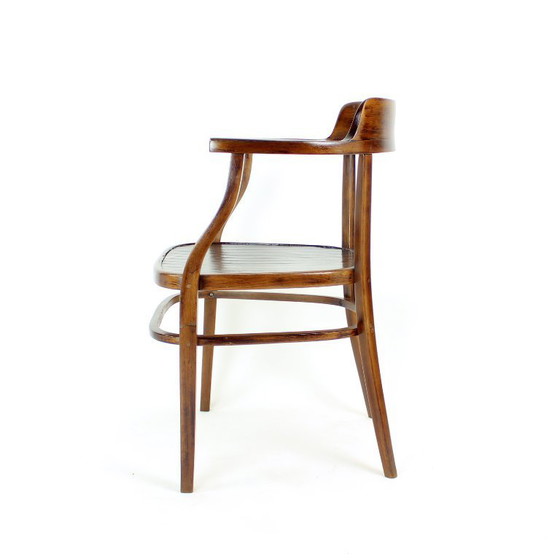 Image 1 of Sillón de madera curvada de Otto Wagner para Thonet n.º 6048, Austria, c. 1900