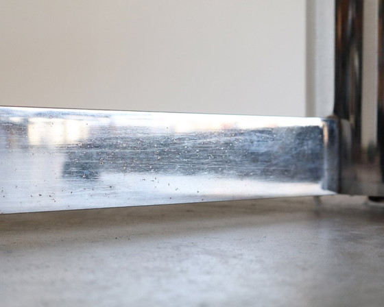 Image 1 of Vintage white round dining table 120 cm