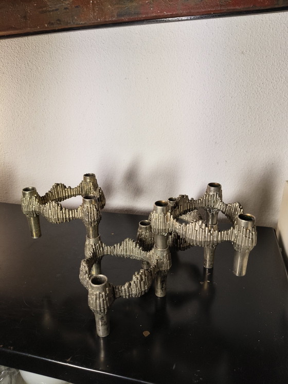 Image 1 of Candelieri brutalisti Variomaster Quist Nagel dal design vintage