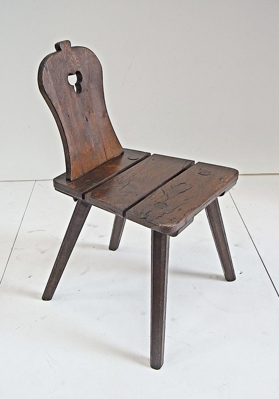 Image 1 of Set da giardino ALFONS, tavolo con 2 sedie, realizzato a mano, in rovere massello, anni '70