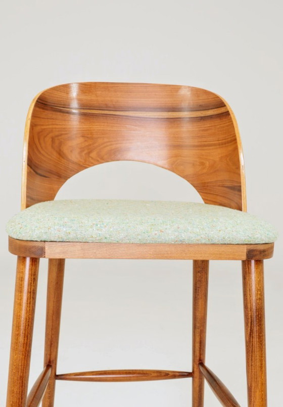 Image 1 of Skandinavischer Barhocker Apfelgrün Granola Palisander Brasil