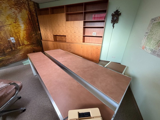 Italiaans vintage directiebureau in mid-century modern stijl, gemaakt door Guido Faleschini en vervaardigd (photo 20 of 23)