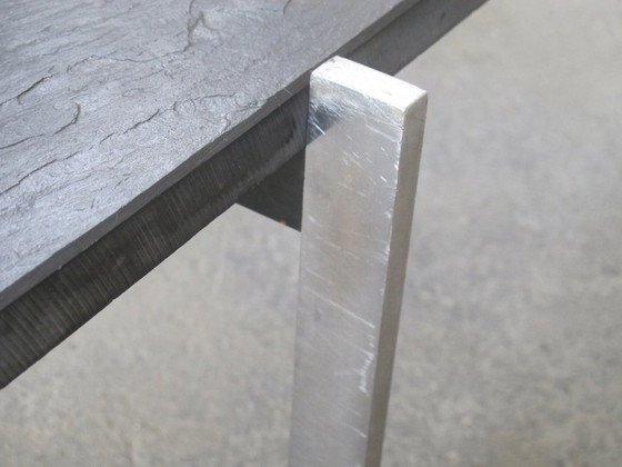 Image 1 of Mesa de centro de piedra de pizarra Francia 1950