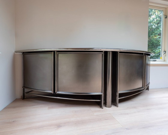 Image 1 of Aparador de acero inoxidable cepillado