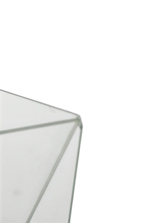 Dutch Design - Mart Van Schijndel - Vase 'Delta' - Glass - Signed - 1981 (photo 4 of 6)