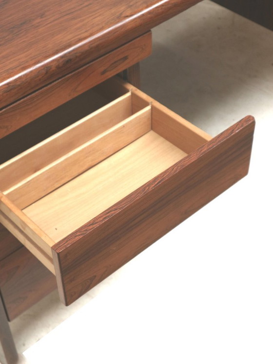 Image 1 of Large vintage rosewood desk / executive desk from the 1960s