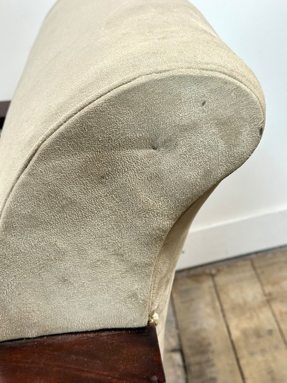 Image 1 of Fauteuils (la paire) époque Art déco en palissandre et suédine