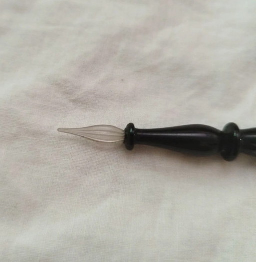 Murano Glass Pen with Phoenician Workmanship