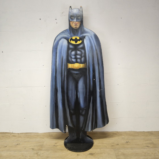 Image 1 of Lebensgroße handgefertigte hölzerne Spiderman Statue / Ausschnitt / Figur