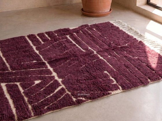 Luxe handgemaakt Berber vloerkleed 200/300cm – Vloerkleden en tapijten, Wool (photo 3 of 8)