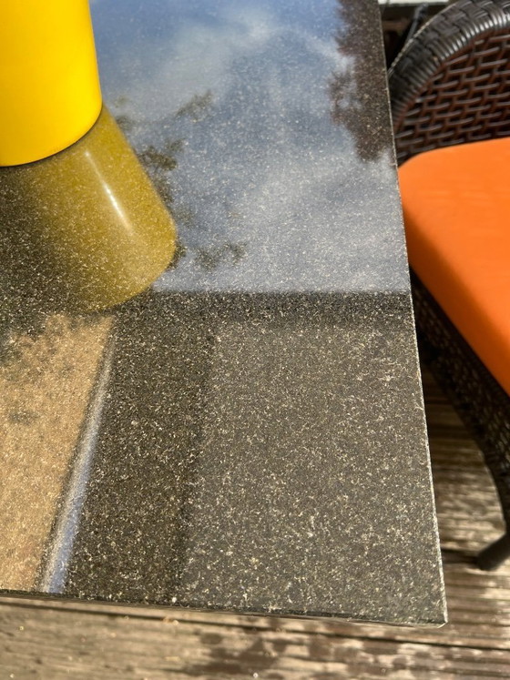 Image 1 of Conjunto de jardín Borek con 6 sillas y mesa con tablero de granito.