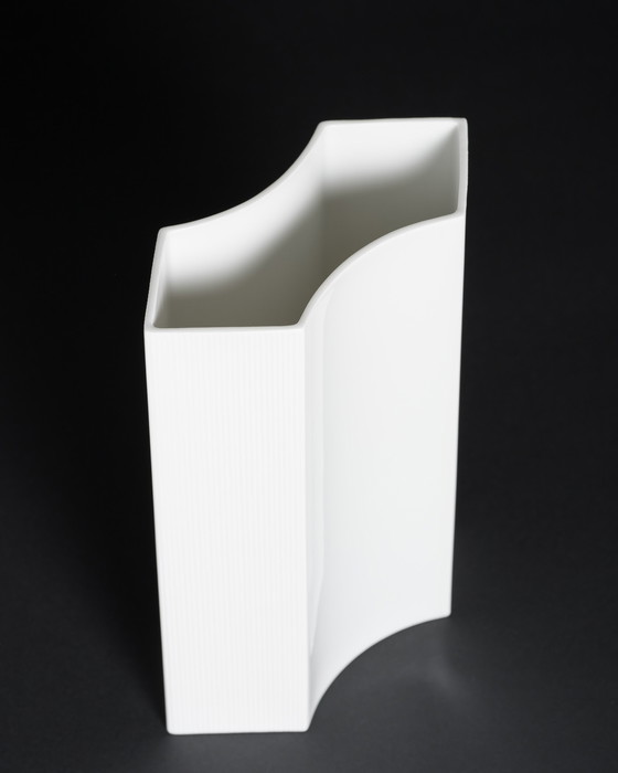 Image 1 of Vintage ROSENTHAL Sami Wirkkala Duitse bisque porseleinen vaas en kandelaars