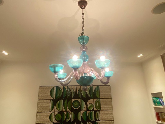 Image 1 of Beautiful Vintage Murano Chandelier