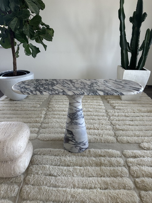 Calacatta viola console side table marmer