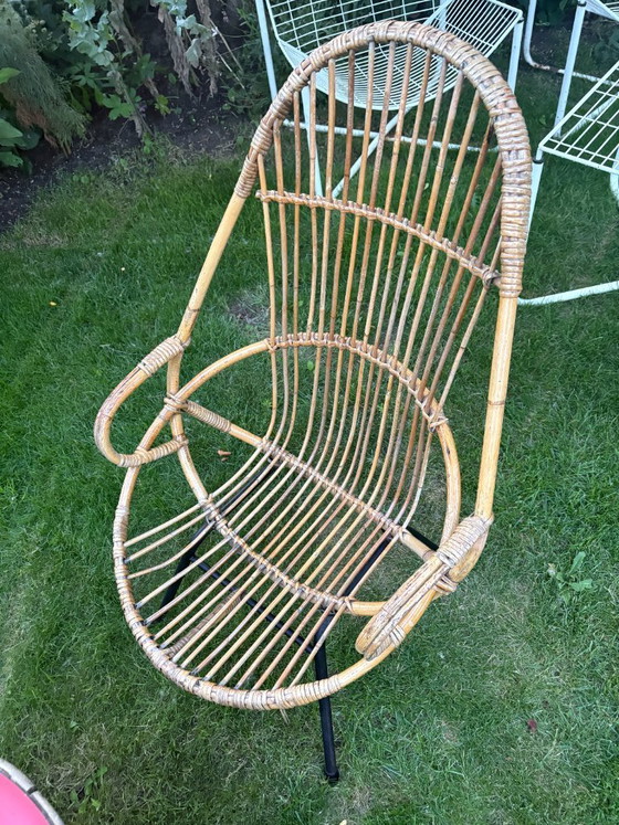 Vintage Rohe Noordwolde Rotan Set – Rohé Noordwolde, Tuinsets, Bamboo (photo 3 of 5)
