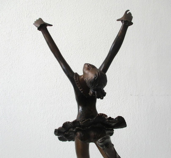 Auguste Moreau, Bronze Art Nouveau Skulptur einer Ballerina – Kunst, Marble (photo 6 of 11)