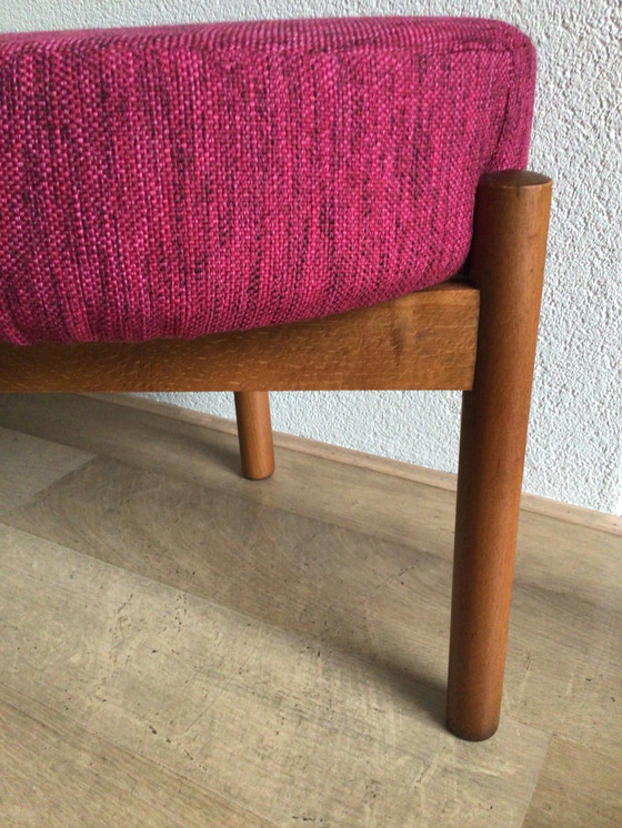 Image 1 of Vintage Mid Century hocker Denemarken 