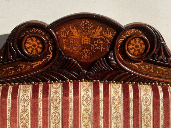 Image 1 of Wunderschönes Empire-Sofa mit Intarsien aus dem 19. Jahrhundert