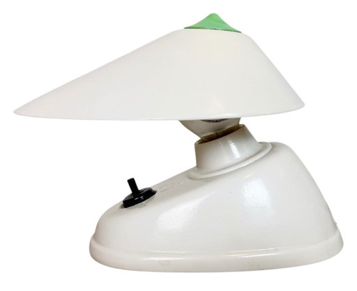 Lampada da tavolo vintage in bachelite bianca di Elektrosvit, anni '50