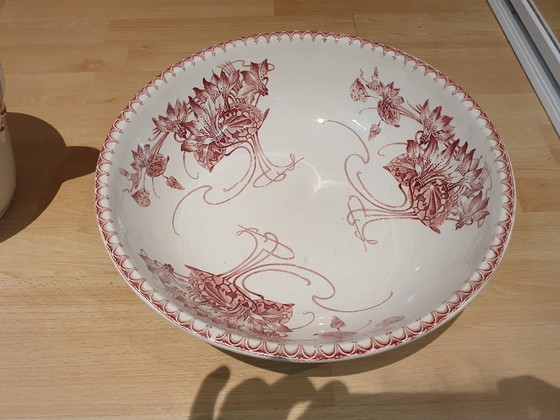 Juego de tocador Boch Frères Keramis antiguo Art Nouveau – Accesorios de mesa, Ceramic (photo 5 of 10)