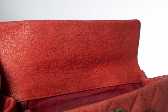 Chanel, gewatteerde portobello rode kaviaarleren tas – Schoudertassen, Calfskin (photo 8 of 18)