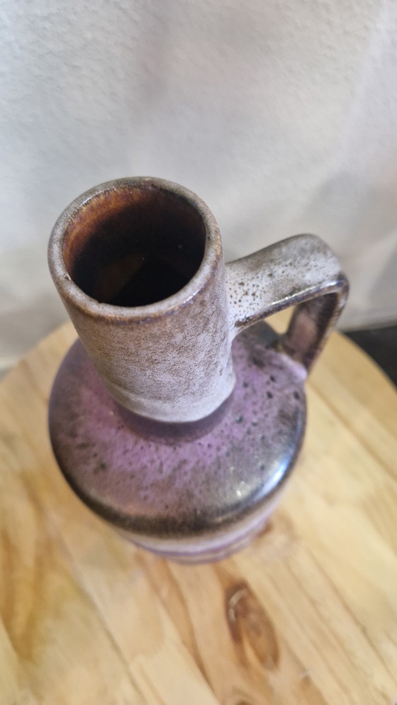 Image 1 of Purple gray vase by Ruscha ceramics
