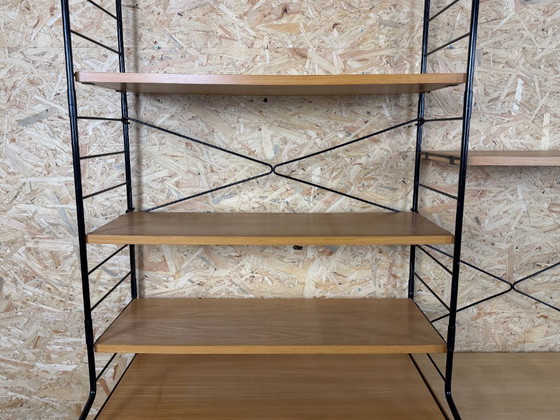 Jaren 60 70 Essen Wandrek Wall Unit Van WHB Duitsland Mid Century – Metal, Wood (photo 10 of 18)