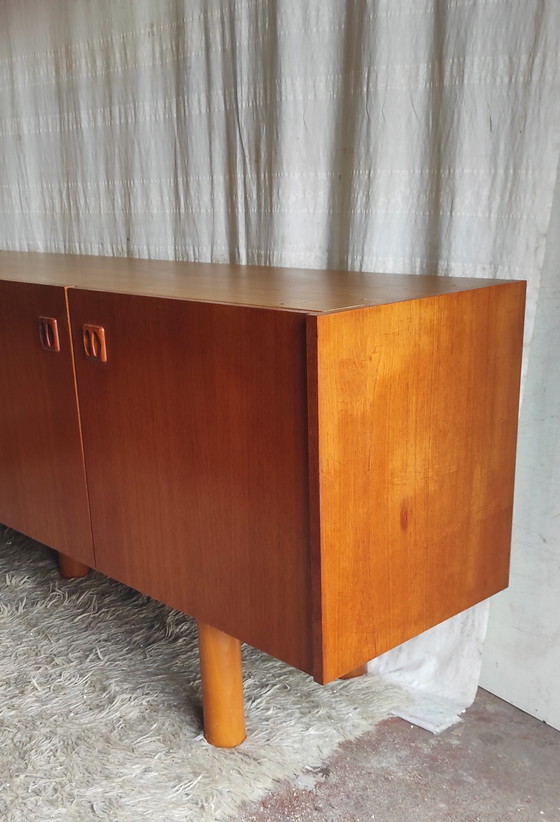 Image 1 of Dressoir van teakhout in Scandinavische stijl - jaren 60/70