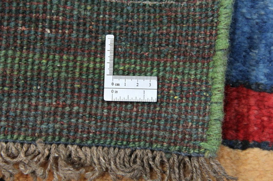 Image 1 of Original Perserteppich Gabbeh Ghashghai Orientteppich 148 cm x 110 cm Alt Natur