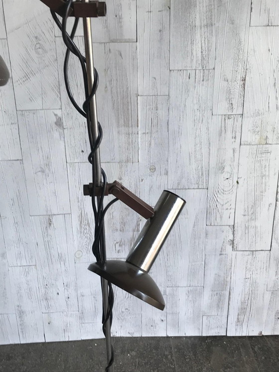 Mid-Century verchromte 2-flammige Stehleuchte, 1960er Jahre – Stehleuchten, Mid Century Modern (photo 3 of 6)