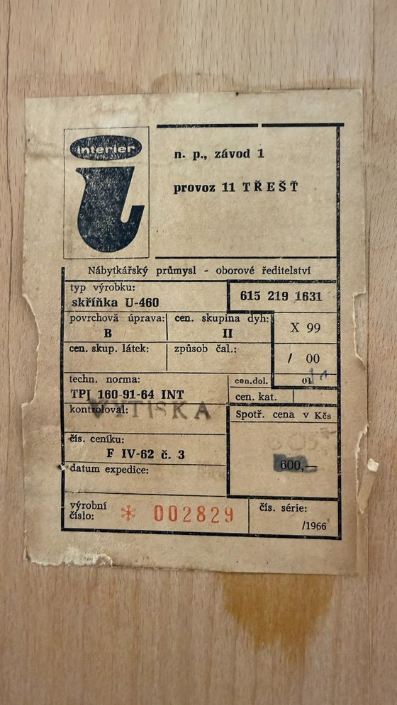 Image 1 of Buffet U-460 Jiri Jiroutek
