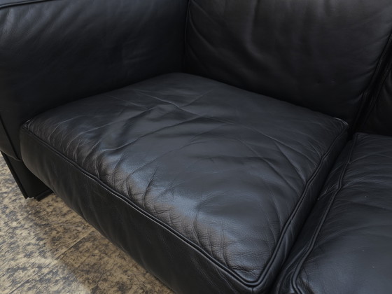 Image 1 of Sofá Cassina Duc, sofá de diseño, sofá de piel, sofá Mario Bellini negro