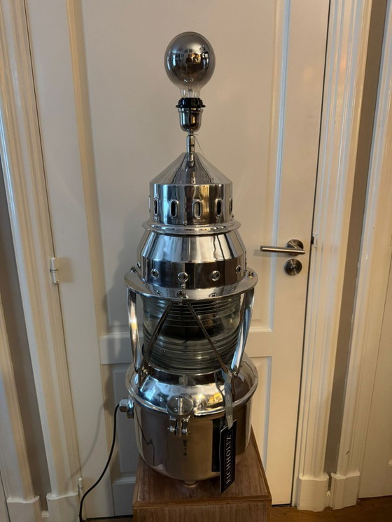 Image 1 of NEUE XXL Tischleuchte Eichholtz Beacon Nickel 95 cm hoch