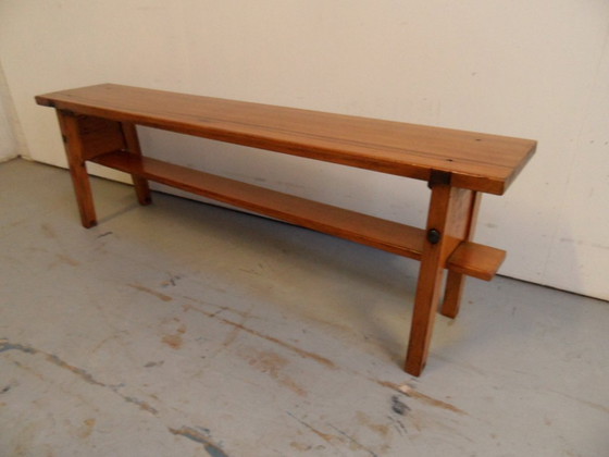 Image 1 of Vintage School Bench