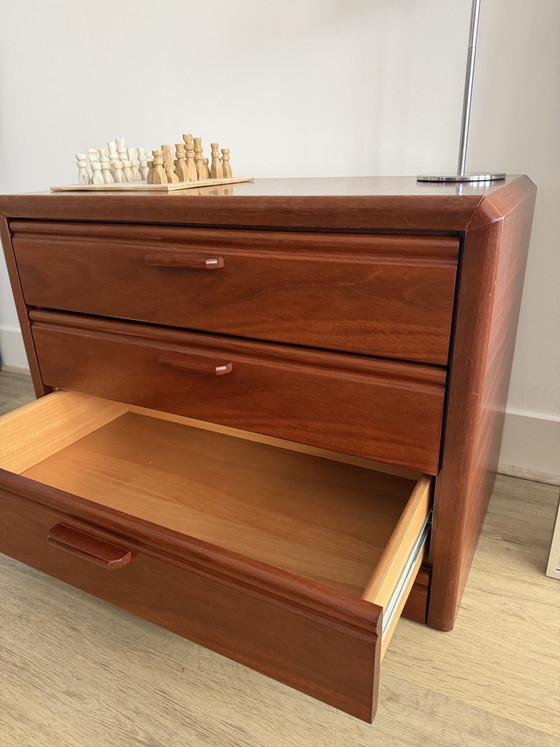 Vintage Hülsta Ladekastje — Mahoniekleurig, Jaren ’70/’80 – Ladekasten, Wood (photo 7 of 9)