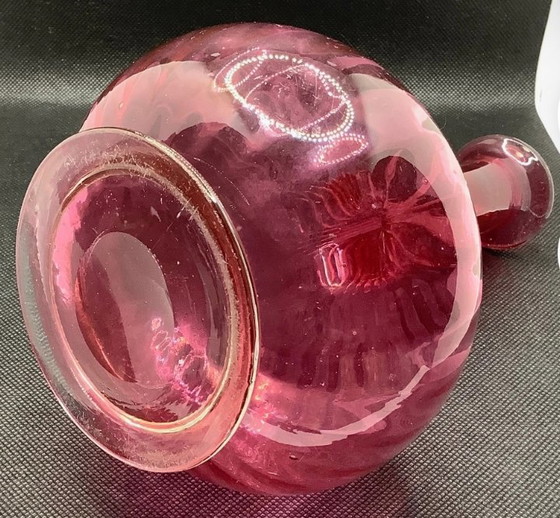 Image 1 of Vintage Pink Carafe Murano