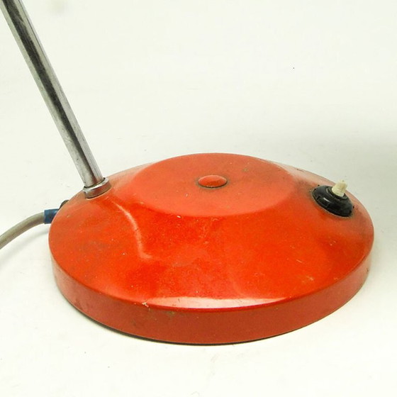 Bureaulamp in mid-century modern stijl uit Lidokov, Tsjechoslowakije, jaren 70. – Bureaulampen, Glass, Metal (photo 4 of 12)