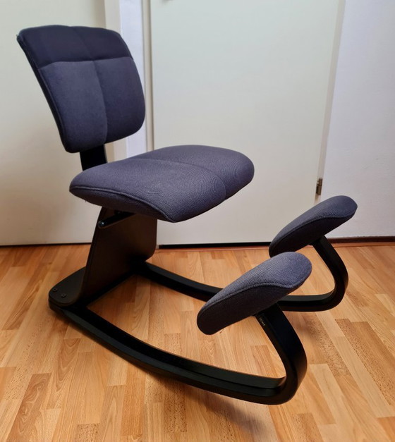 Image 1 of Stokke Varier kniestoel model Opposit antraciet goede staat 