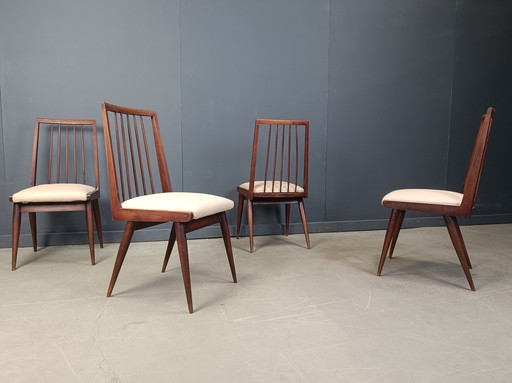 Chaises de salle à manger scandinaves du milieu du siècle, 1960