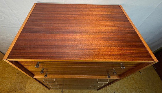 Image 1 of Mid-Century Retro Vintage Teak Tallboy Chest of Drawers by G Plan 1960  Seven Drawers • Scandinavian Design Influence • Timeless