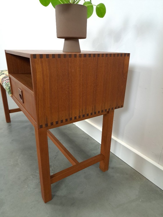 Image 1 of Banc de salle en teck de Suède