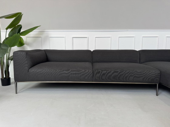 Image 1 of B&B Italia Michel divano di marca divano angolare in tessuto grigio