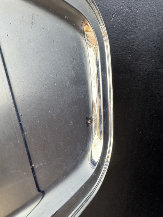 Image 1 of Piattini in metallo argentato degli anni '80